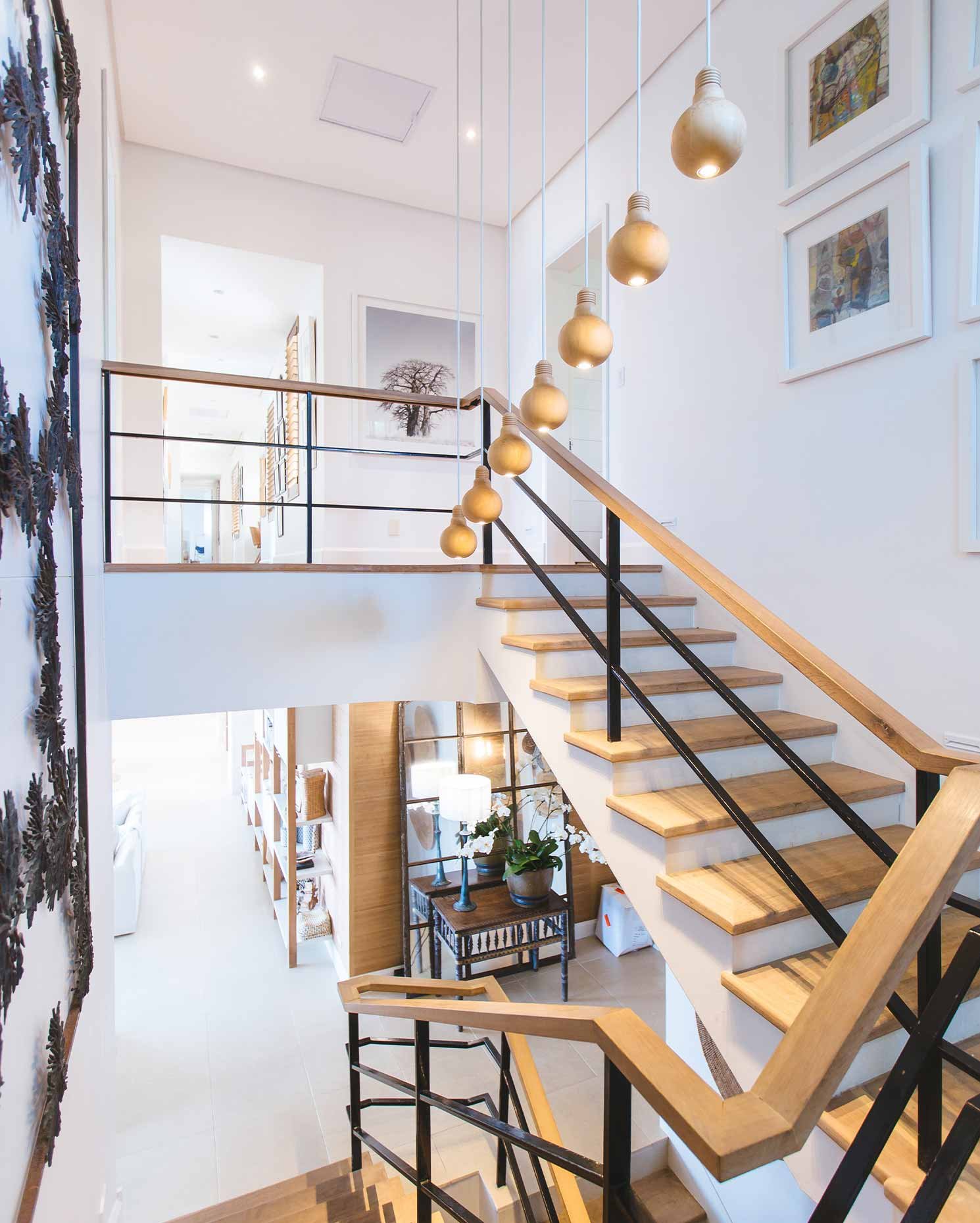 Wooden Stairs Escalera de madera y arquitectura interior